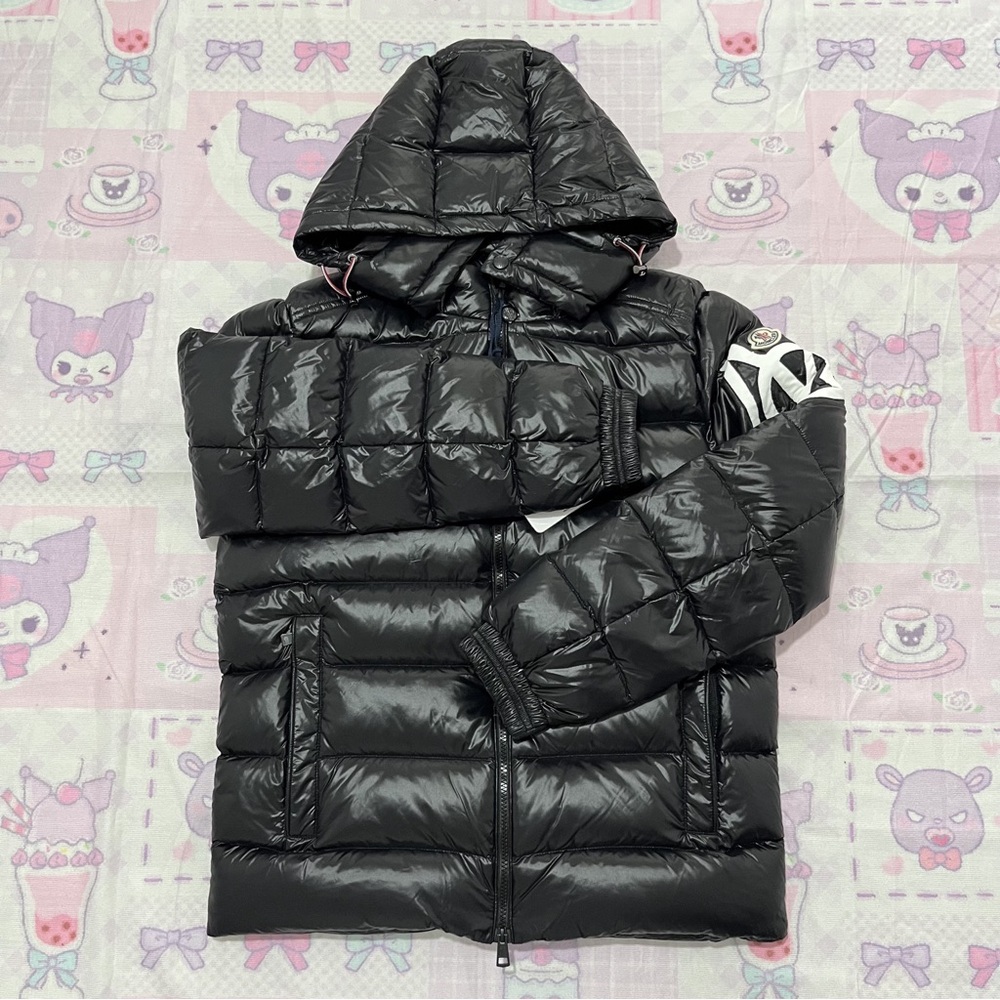 Moncler Hooded Down Jacket Black